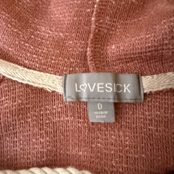 Women’s Pink Lace-Up Hoodie - Picture 4 of 5